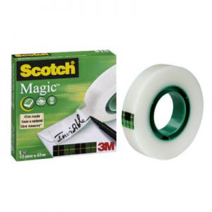 Taśma matowa Scotch Magic 12mm x 33m